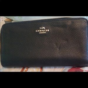 Coach accordion wallet